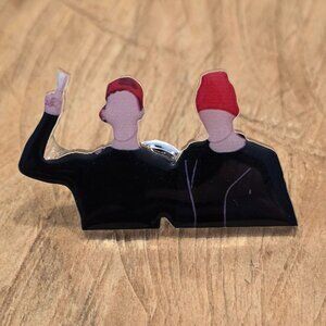 NEW Twenty One Pilots Pin Twenty One Pilots Badge for Jacket Bookbag Lanyard etc